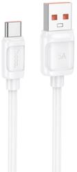 hoco. Cablu Date si Incarcare Hoco X115 USB-A la USB-C PD100W QC3.0, 1m, Alb (Vtk-Acc-10258)