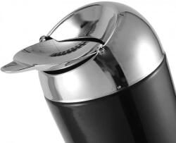  Scrumiera din Inox cu Picior si Capac Rabatabil, Detasabila, 68 cm, Argintiu Scrumiera