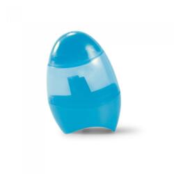  Ascutitoare creioane, 2 in 1, guma de sters, rezervor transparent, 41 x 60 x 23 mm, Turcoaz