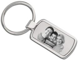  Breloc personalizat dreptunghiular gravat cu poza si text - dalimag - 89,00 RON