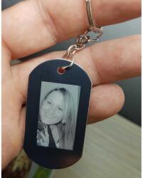  Breloc personalizat poza si text. Breloc gravat cu poza si textul tau - dalimag - 59,00 RON