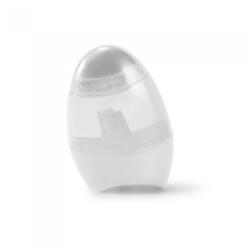  Ascutitoare creioane, 2 in 1, guma de sters, rezervor transparent, 41 x 60 x 23 mm, alb