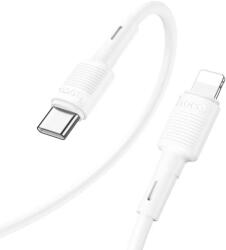 hoco. Cablu transfer date si incarcare Hoco X83 USB-C - tip Lightning PD20W 1m, Alb (Clc-Acc-1943)