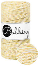 Bobbiny 3 Ply Makramé fonal 3 mm - Banana Shake
