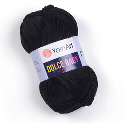 YARNART Dolce Baby 742 - fekete