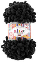 alize Puffy fine 1060 - matt fekete