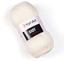 YARNART Baby 502 - krémszínű