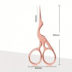 Stoklasa Hímzőolló gólya hossza 9, 4 cm - rozéarany