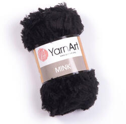 YARNART Mink 346 - fekete