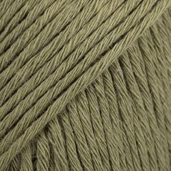 DROPS Design Cotton Light uni 12 - szürkészöld (khaki)