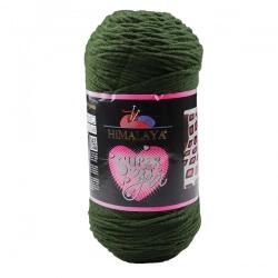 Himalaya Super Soft Yarn 80807 katonai zöld