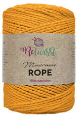 ReTwisst Macrame Rope 3 mm - sárga