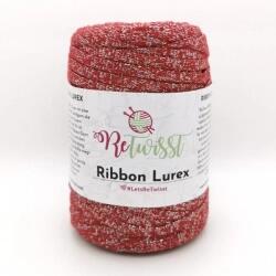 ReTwisst Ribbon Lurex - bordó vörös