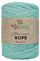 ReTwisst Macrame Rope 3 mm - menta zöld