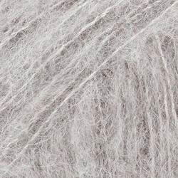 DROPS Design Brushed Alpaca Silk uni 02 - világos szürke