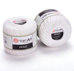 YARNART Violet 003 - fehér