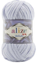 alize Velluto 416 - világosszürke