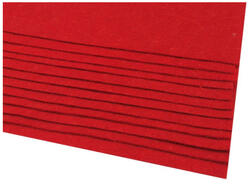 Stoklasa Filc anyag 20x30 cm - piros eper
