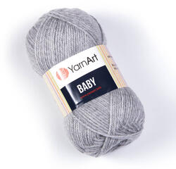 YARNART Baby 195 - szürke melírozott