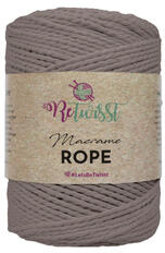 ReTwisst Macrame Rope 3 mm - sötét bézs