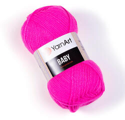 YARNART Baby 174 - neon rózsaszín