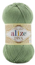 alize Diva 852 - olíva zöld