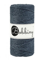 Bobbiny 3 Ply Makramé fonal 3 mm - Charcoal