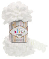 alize Puffy 55 - fehér