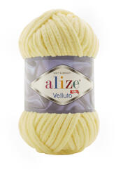alize Velluto 13 - világos sárga