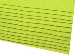 Stoklasa Filc anyag 20x30 cm - lime zöld
