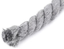 Stoklasa Sodrott pamutzsinór Ø12 mm macrame - világosszürke