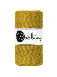 Bobbiny 3 Ply Makramé fonal 3 mm - Spicy Yellow