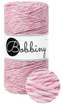 Bobbiny 3 Ply Makramé fonal 3 mm - Raspberry Shake