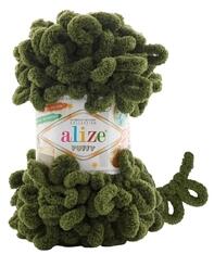 alize Puffy 620 - sötét olíva zöld
