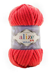 alize Velluto 56 - piros