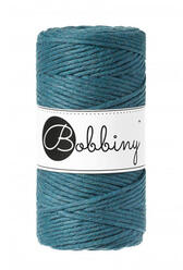 Bobbiny 3 Ply Makramé fonal 3 mm - Peacock Blue