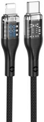 hoco. Cablu transfer date si incarcare Hoco U115 USB-C - tip Lightning PD20W QC3.0 1m, Negru (Clc-Acc-1008)