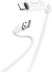 hoco. (X62) - Cablu Date si Incarcare, USB-A la Lightning, 18W, 2.4A, 1m - Alb (Vtk-Acc-2726A)