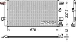 DENSO DCN02001 Condensator, climatizare
