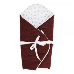 Klups Patura de infasat pentru bebelusi Klups Velvet 75x75 cm Rosu Tomato (00081843)