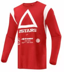Alpinestars Tricou atv cross Alpinestars Techdura, culoare rosu alb, marime S (29107877PE)