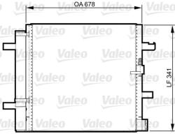 VALEO 814370 Condensator, climatizare