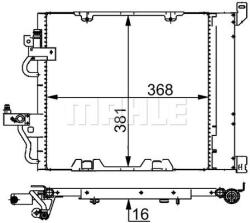 MAHLE AC376000S Condensator, climatizare