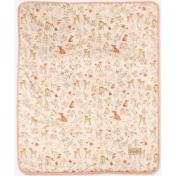 Klups Patura plusata pentru copii Klups Flowers, 100x75 cm, model floral (00086522)