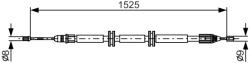Bosch Cablu, Frana De Parcare 1987482142 Renault Kangoo (1987482142)