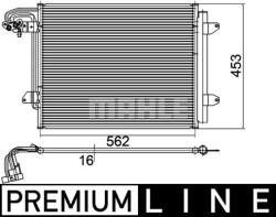 MAHLE AC325000P Condensator, climatizare