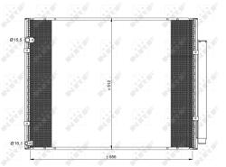 NRF Condensator, Climatizare 35857 Lexus Rx