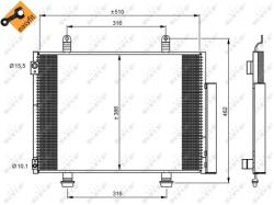 NRF Condensator, Climatizare 35944 Suzuki Swift Iv