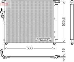 DENSO Condensator, climatizare DENSO DCN10049 (DCN10049)