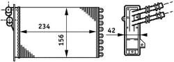 MAHLE AH72000S Schimbator caldura, incalzire habitaclu